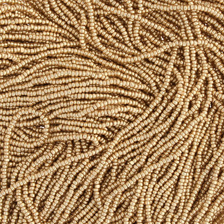 Czech Seed Beads 13/0 Cut Metallic Terra Strung