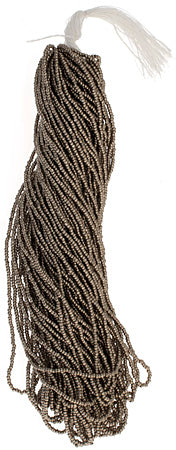 Czech Seed Beads 13/0 Cut Metallic Terra Strung