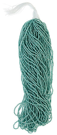 Czech Seed Beads 13/0 Cut Metallic Terra Strung