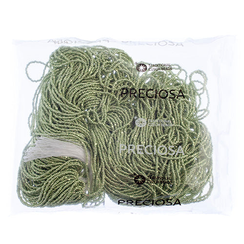 Czech Seed Beads 13/0 Cut Metallic Terra Strung