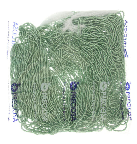 Czech Seed Beads 13/0 Cut Metallic Terra Strung