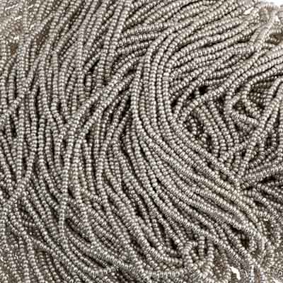 Czech Seed Beads 13/0 Cut Metallic Terra Strung