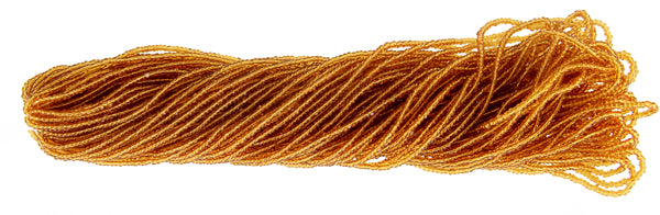 Czech Seed Beads 13/0 Cut Transparent Strung