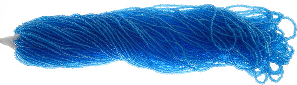 Czech Seed Beads 13/0 Cut Transparent Strung