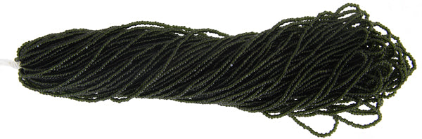 Czech Seed Beads 13/0 Cut Transparent Strung