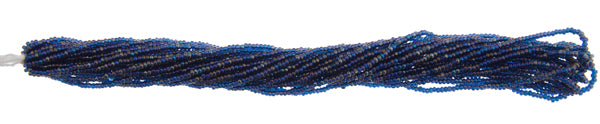 Czech Seed Beads 13/0 Cut Transparent Aurora Borealis Strung
