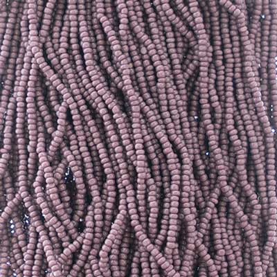 Czech Seed Beads 13/0 Cut Opaque Strung