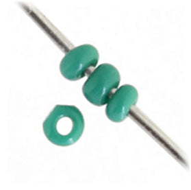 Czech Seed Beads 13/0 Cut Opaque Strung