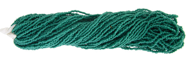 Czech Seed Beads 13/0 Cut Opaque Strung