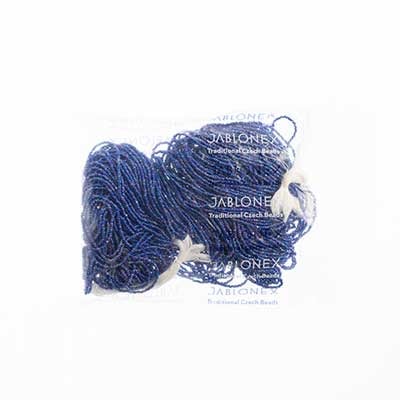 Czech Seed Beads 13/0 Cut Opaque Aurora Borealis Strung