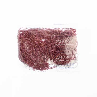 Czech Seed Beads 13/0 Cut Opaque Aurora Borealis Strung