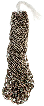 Czech Seed Beads 13/0 Cut Metallic Terra Strung