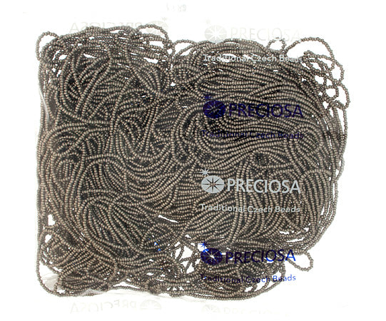 Czech Seed Beads 13/0 Cut Metallic Terra Strung