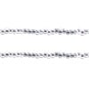 Czech Seed Beads 13/0 Cut Silver Lined Crystal Strung