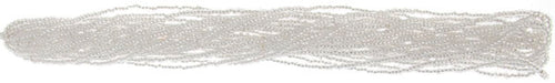 Czech Seed Beads 13/0 Cut Silver Lined Crystal Strung