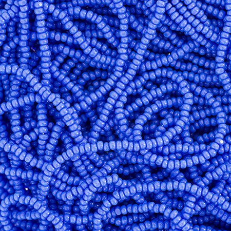 Czech Seed Beads 13/0 Cut Opaque Strung