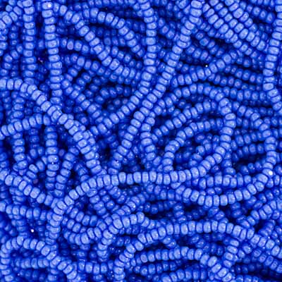 Czech Seed Beads 13/0 Cut Opaque Strung
