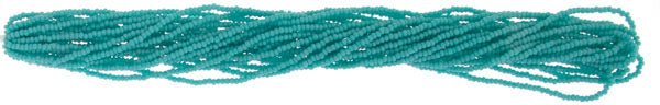 Czech Seed Beads 13/0 Cut Opaque Strung