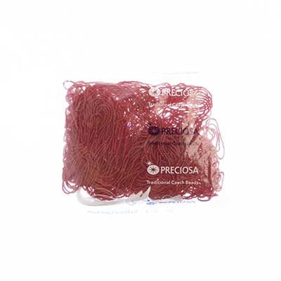 Czech Seed Beads 13/0 Cut Opaque Strung