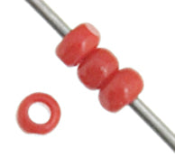 Czech Seed Beads 13/0 Cut Opaque Strung