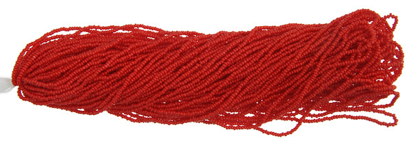 Czech Seed Beads 13/0 Cut Opaque Strung