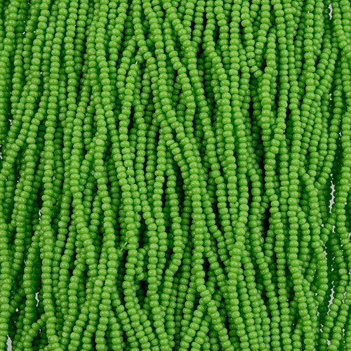 Czech Seed Beads 13/0 Cut Opaque Strung
