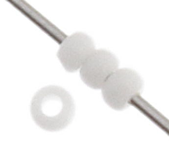 Czech Seed Beads 13/0 Cut Opaque Strung