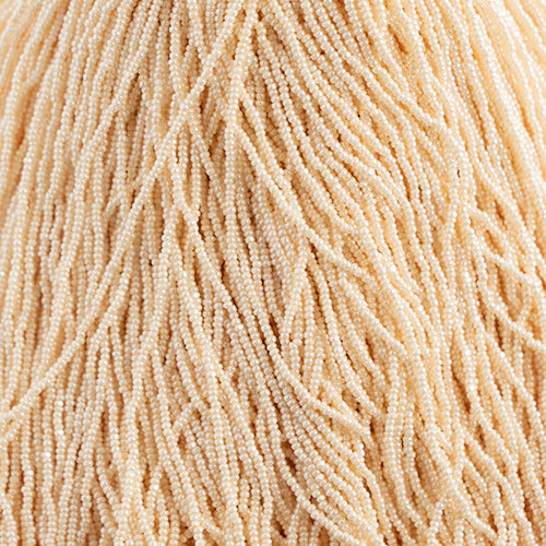 Czech Seed Beads 13/0 Cut Opaque Strung