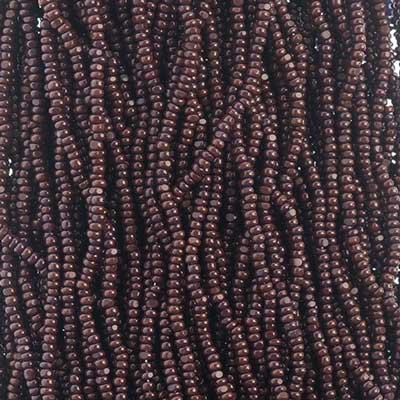 Czech Seed Beads 13/0 Cut Opaque Strung