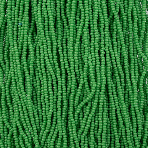 Czech Seed Beads 13/0 Cut Opaque Strung
