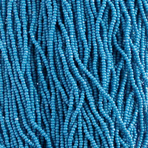 Czech Seed Beads 13/0 Cut Opaque Strung
