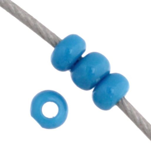 Czech Seed Beads 13/0 Cut Opaque Strung