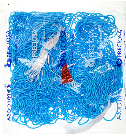 Czech Seed Beads 13/0 Cut Opaque Strung