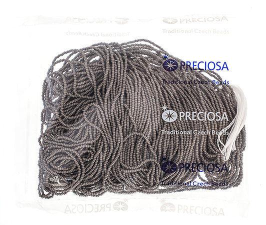 Czech Seed Beads 13/0 Cut Opaque Strung