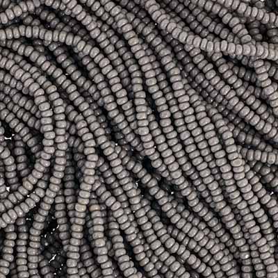 Czech Seed Beads 13/0 Cut Opaque Strung