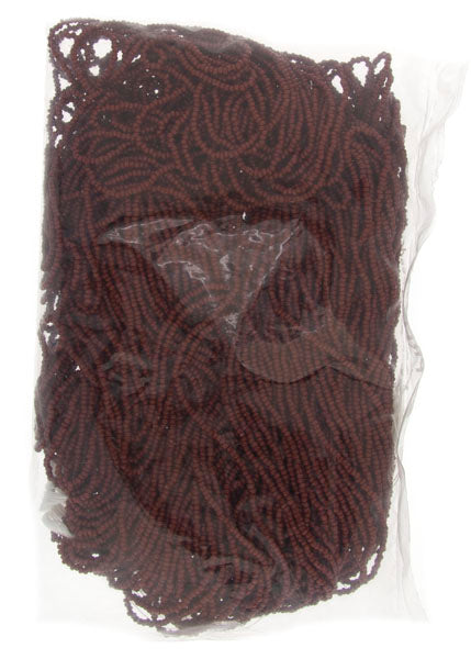 Czech Seed Beads 13/0 Cut Opaque Strung