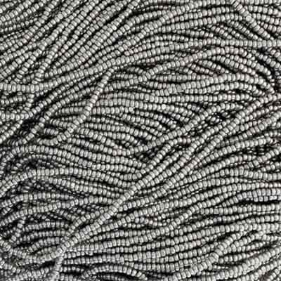 Czech Seed Beads 13/0 Cut Metallic Terra Strung