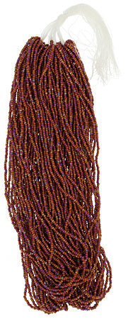 Czech Seed Beads 13/0 Cut Opaque Aurora Borealis Strung