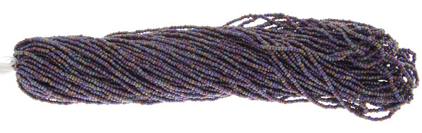 Czech Seed Beads 13/0 Cut Opaque Aurora Borealis Strung
