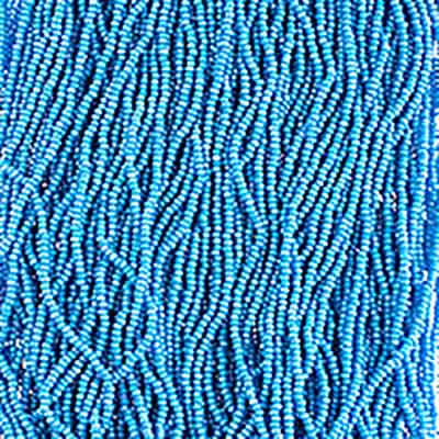 Czech Seed Beads 13/0 Cut Opaque Aurora Borealis Strung