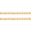 Czech Seed Beads 8/0 Cut Metallic Gold Strung