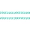 Czech Seed Beads 8/0 Cut Opaque Turquoise Luster Strung