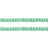 Czech Seed Beads 8/0 Cut Opaque Green Luster Strung