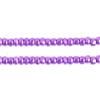 Czech Seed Beads 8/0 Cut Metallic Purple Strung