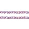 Czech Seed Beads 8/0 Cut Opaque Mauve Rainbow Strung