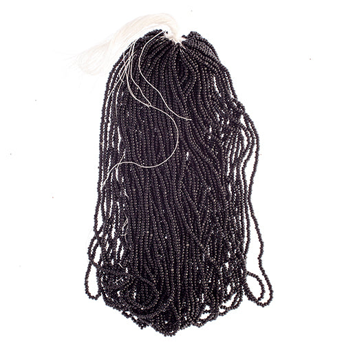 Czech Seed Beads 11/0 Cut Opaque Strung