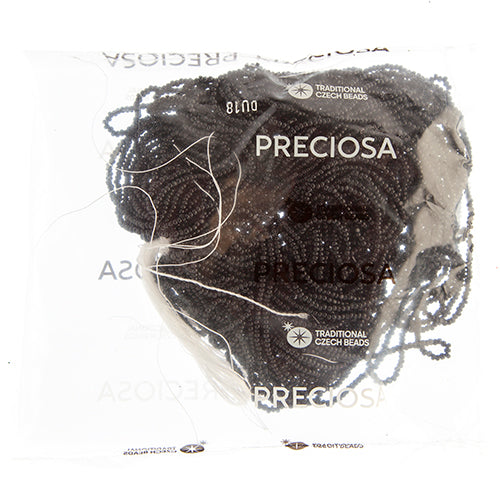 Czech Seed Beads 11/0 Cut Opaque Strung