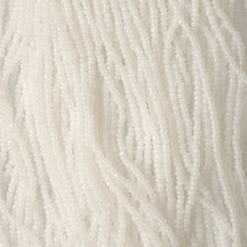 Czech Seed Beads 11/0 Cut Opaque Strung