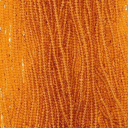 Czech Seed Beads 11/0 Cut Transparent Strung