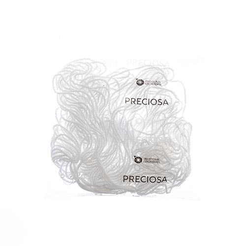 Czech Seed Beads 11/0 Cut Opaque Strung